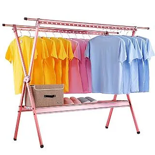 【Style】頂天立地3桿4横樑2衣翅可伸縮多功能不鏽鋼掛衣架(大容量/分區收納/衣服收納)(2色可選) 歷史價格詳細信息