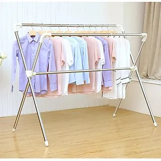 x%鋼管晾架落地陽臺臥室掛架不鏽鋼鍍鋅家用涼掛曬被晾 歷史價格詳細信息