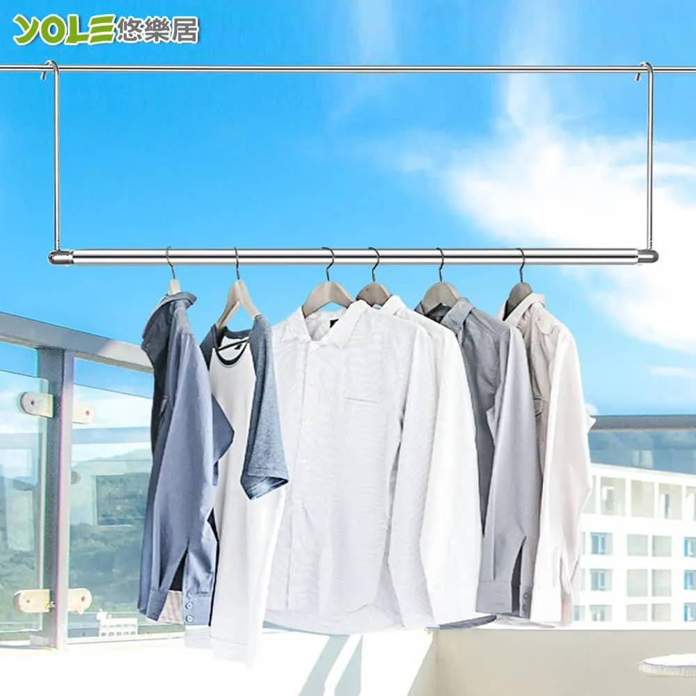 不鏽鋼伸縮式曬衣架 曬被神器 打造雙層使用空間 4 入 歷史價格詳細信息