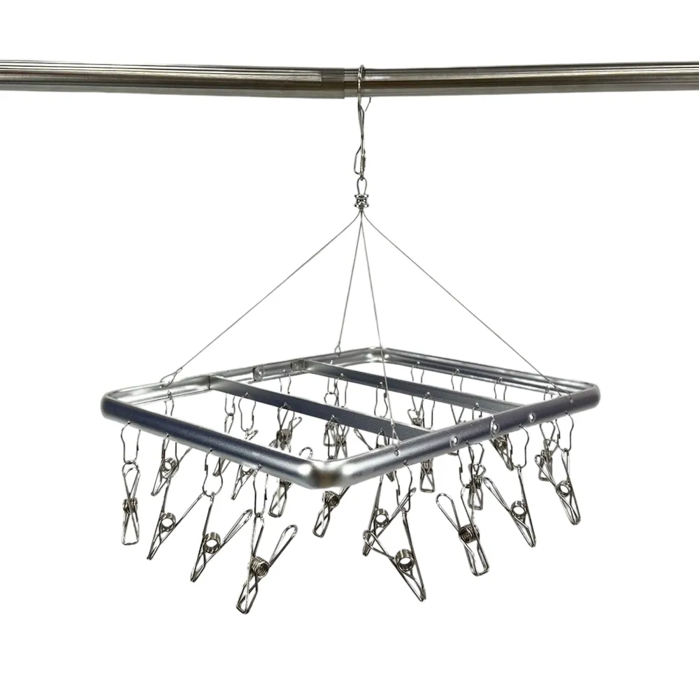 24夾方形晾曬神器多夾子內褲內衣襪子晾曬架防風多功能晾曬夾 歷史價格詳細信息