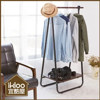 【ikloo】日系A字型掛衣架/吊衣架(兩色可選) 歷史價格詳細信息