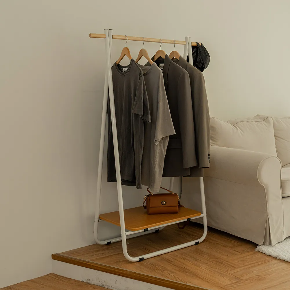 【ikloo】日系A字型掛衣架/吊衣架(兩色可選) 歷史價格詳細信息