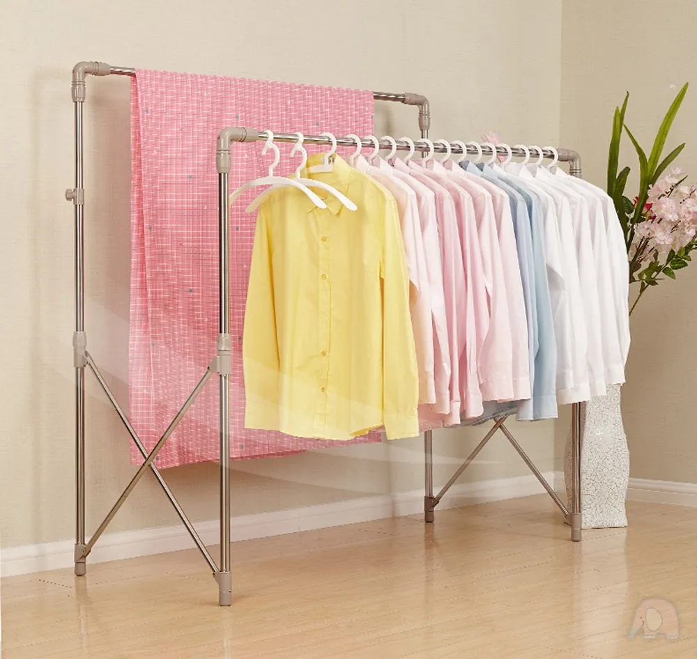 不鏽鋼ㄇ型伸縮三桿曬衣架(超值組) 歷史價格詳細信息