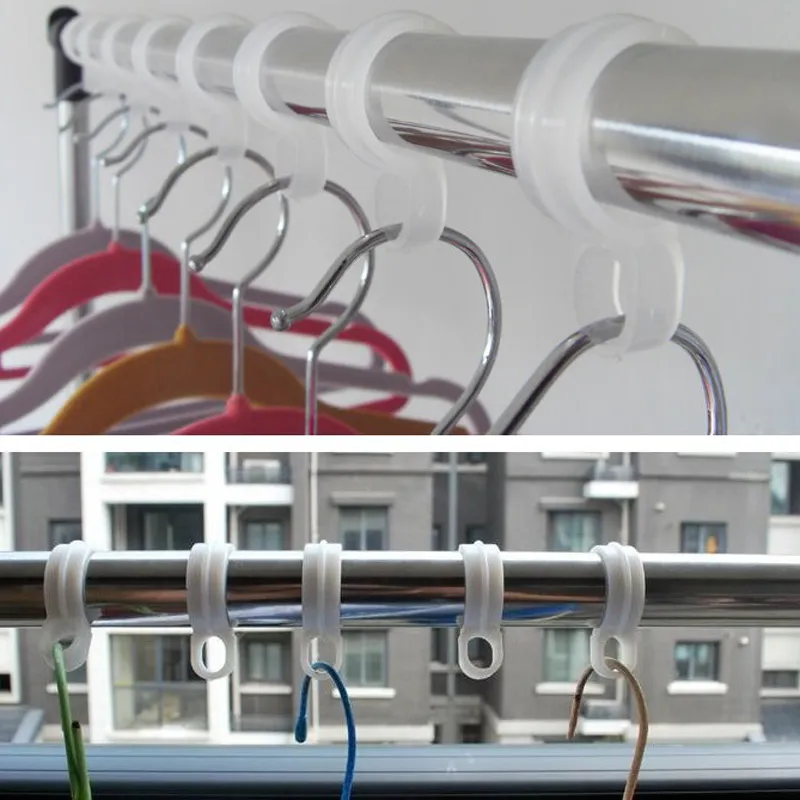 曬衣防滑防風扣 晾衣桿固定卡扣 固定掛勾 20入(尺寸可選) 歷史價格詳細信息