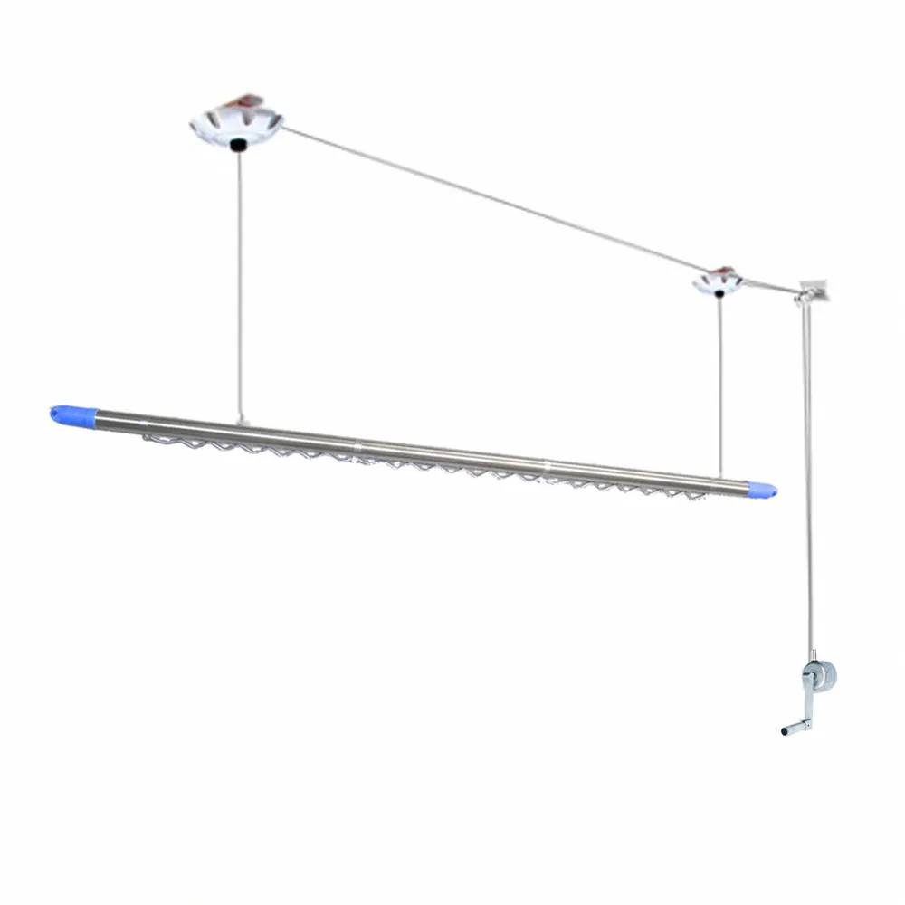 CB005-1 三桿式升降曬衣架（含桿）三竿式 拉繩式晾衣架 不鏽鋼 歷史價格詳細信息