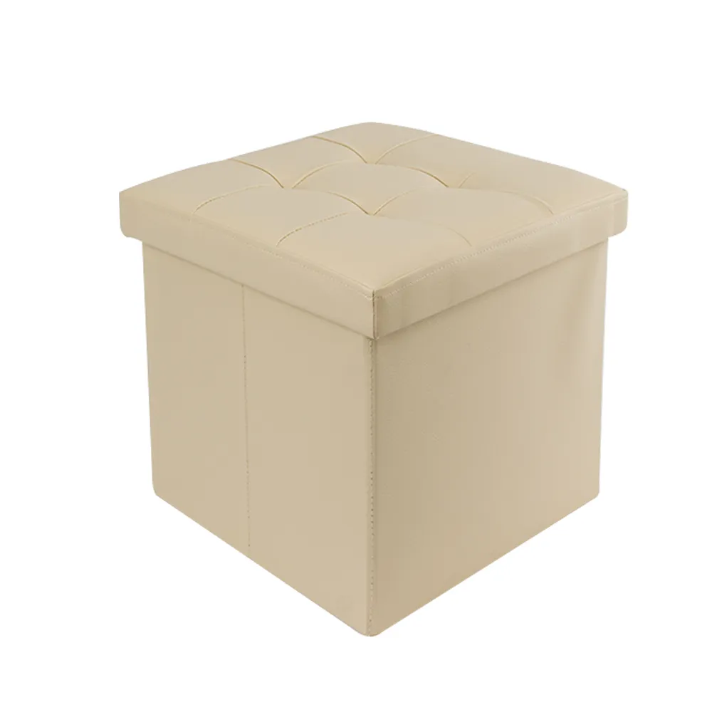 皮革收納凳 多功能皮革長方形收納凳 可折疊試衣間凳子家用 歷史價格詳細信息