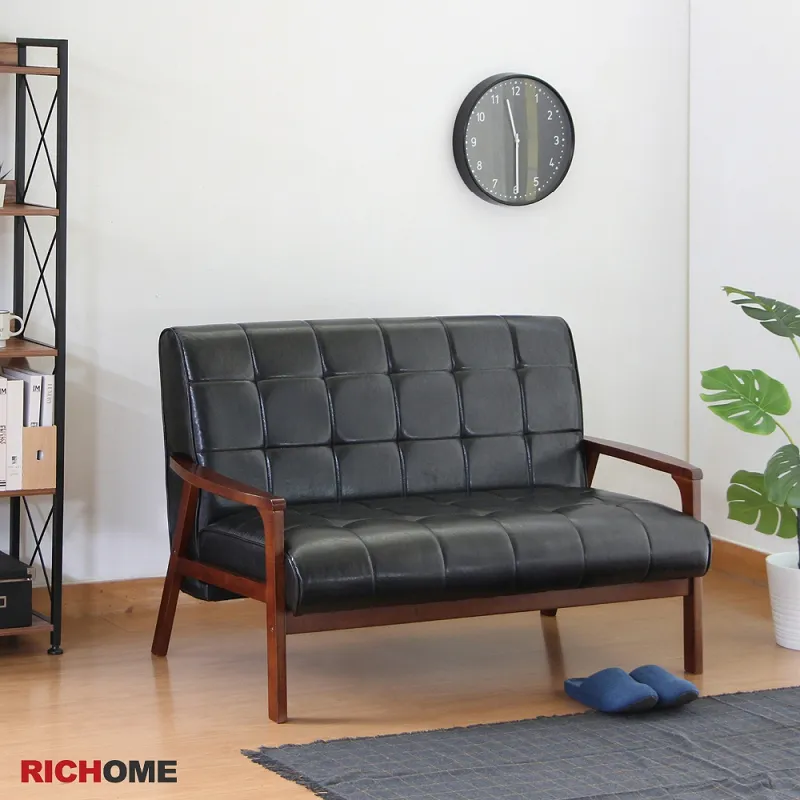 【RICHOME】悠人舒適雙人沙發/布沙發/粉彩沙發/實木腳(獨立筒坐墊) 歷史價格詳細信息