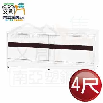 【文創集】南亞塑鋼 馬蒂爾多彩3尺上下雙層雙推門中空高鞋櫃(七色可選) 歷史價格詳細信息