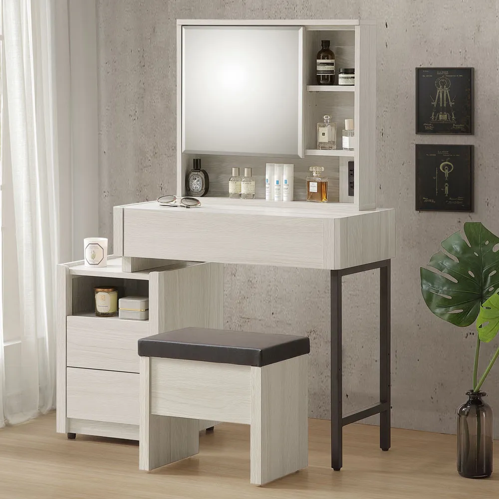 Homelike 珂亞7.7x7尺九抽玻璃衣櫃 歷史價格詳細信息