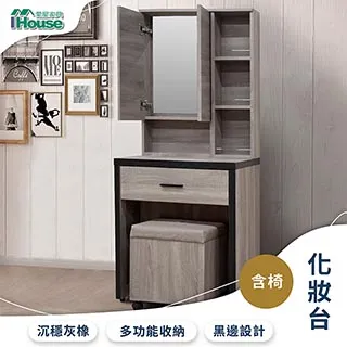 IHouse-香奈兒 質感收納化妝台 (含椅) 歷史價格詳細信息
