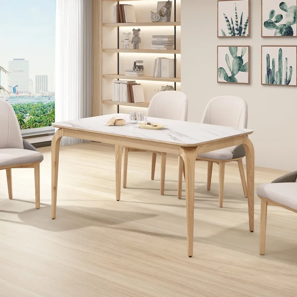 【直人木業】140/80公分亮面雪花白收納陶板餐桌(抽屜型) 歷史價格詳細信息