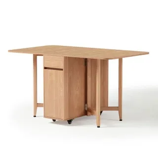 林氏木業北歐原木風角落開放式單抽可移動岩板邊几 OU1J 歷史價格詳細信息