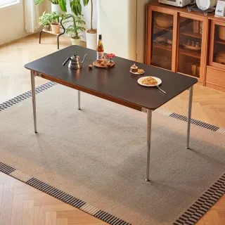 林氏木業秋辰系列復古風岩板1.6M餐桌 KQ1R 歷史價格詳細信息