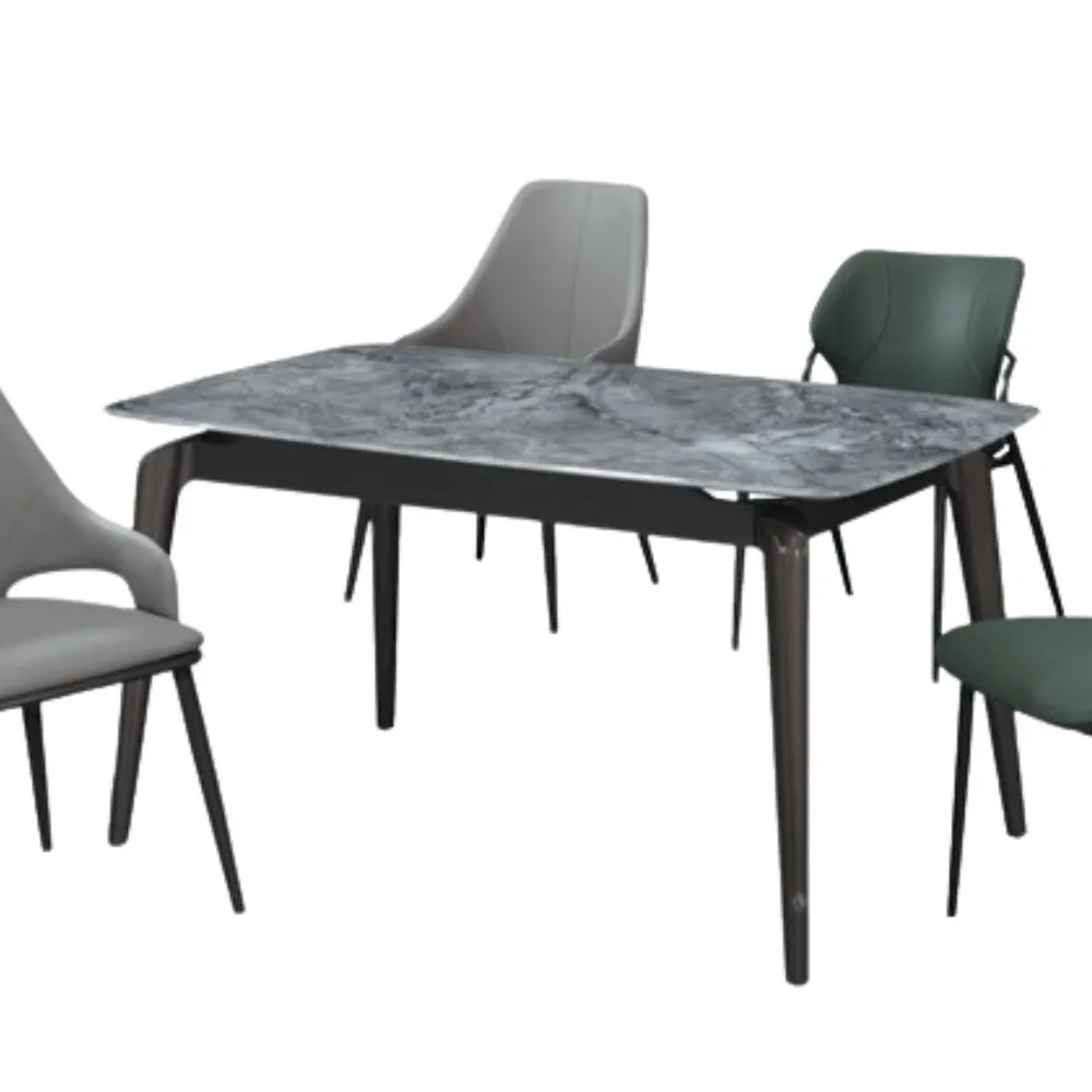 超晶石餐桌椅組合輕奢石餐桌家用方圓兩用微晶石伸縮摺疊圓桌 歷史價格詳細信息