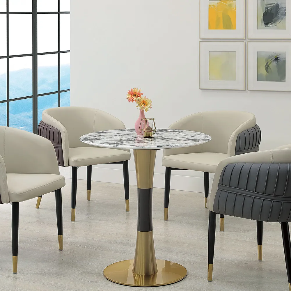 超晶石餐桌椅組合輕奢石餐桌家用方圓兩用微晶石伸縮摺疊圓桌 歷史價格詳細信息