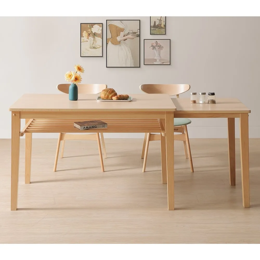 【直人木業】山毛櫸木雪花白亮面陶板餐桌120x80cm/MOON山毛櫸木餐椅(一桌四椅) 歷史價格詳細信息