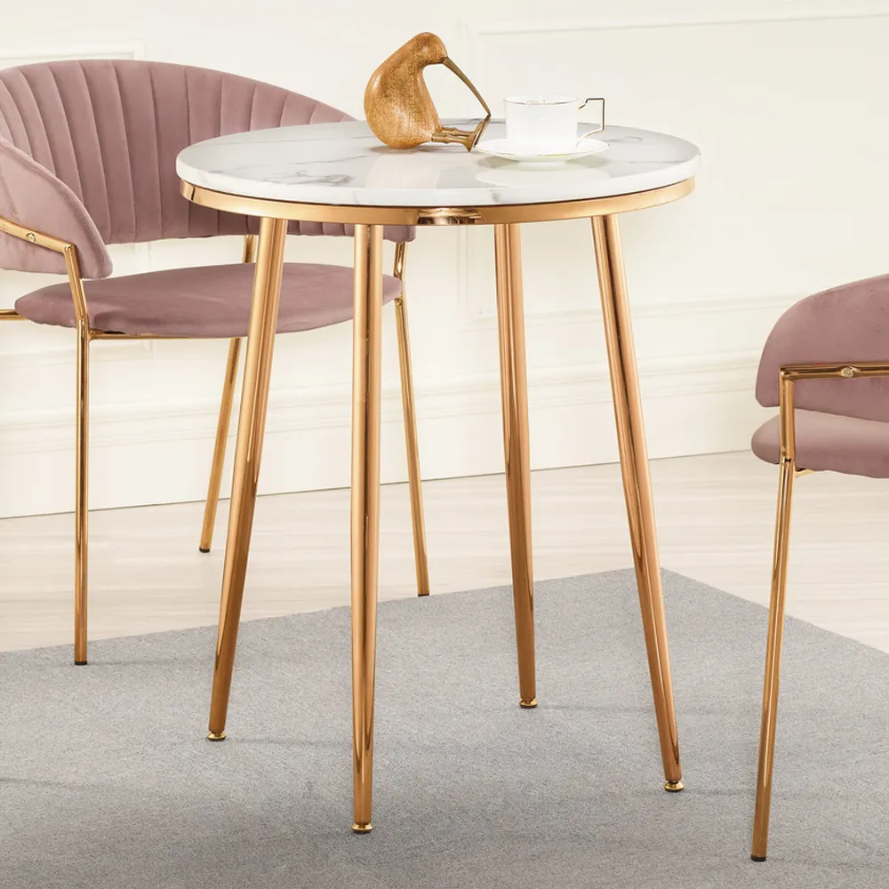 Bernice-蘭特6尺現代風超晶石面造型餐桌椅組合(一桌四椅-兩色可選) 歷史價格詳細信息