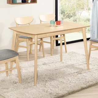 Bernice-伊文5尺北歐風拉合/伸縮功能餐桌椅組合(一桌四椅)(灰色布餐椅) 歷史價格詳細信息