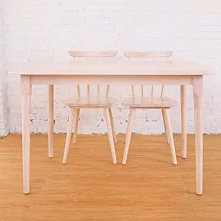 Bernice-羅登4.7尺工業風白色岩板餐桌椅組合(一桌四椅) 歷史價格詳細信息