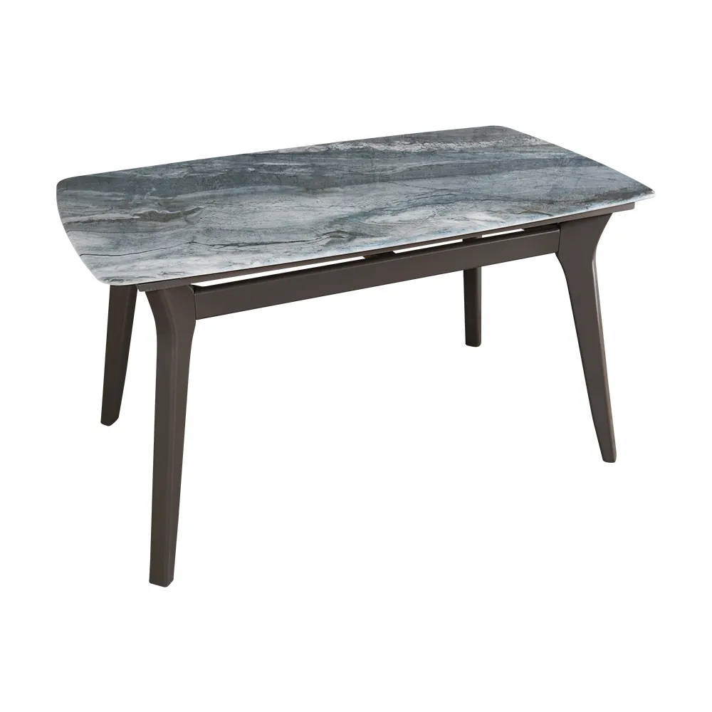 超晶石餐桌椅組合輕奢石餐桌家用方圓兩用微晶石伸縮摺疊圓桌 歷史價格詳細信息