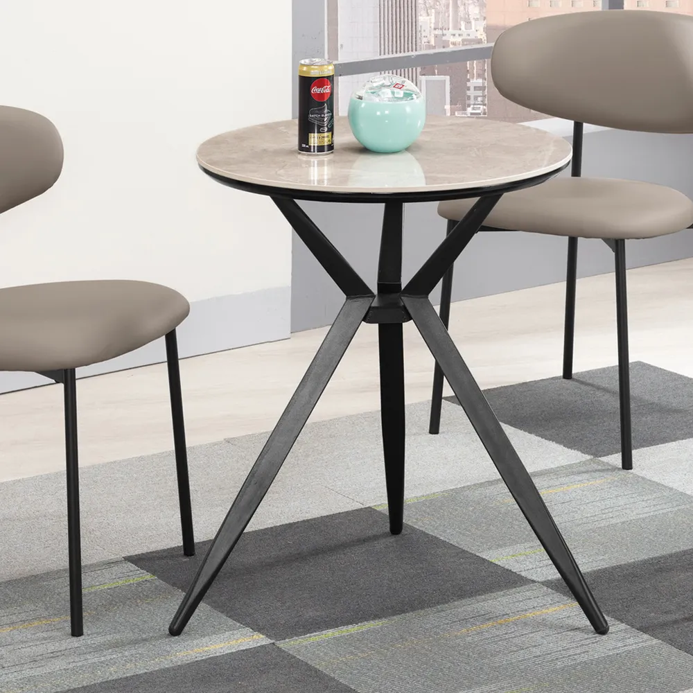 小圓桌洽談桌談單會客1桌4椅接待售樓處洽談輕奢洽談桌椅組合 歷史價格詳細信息