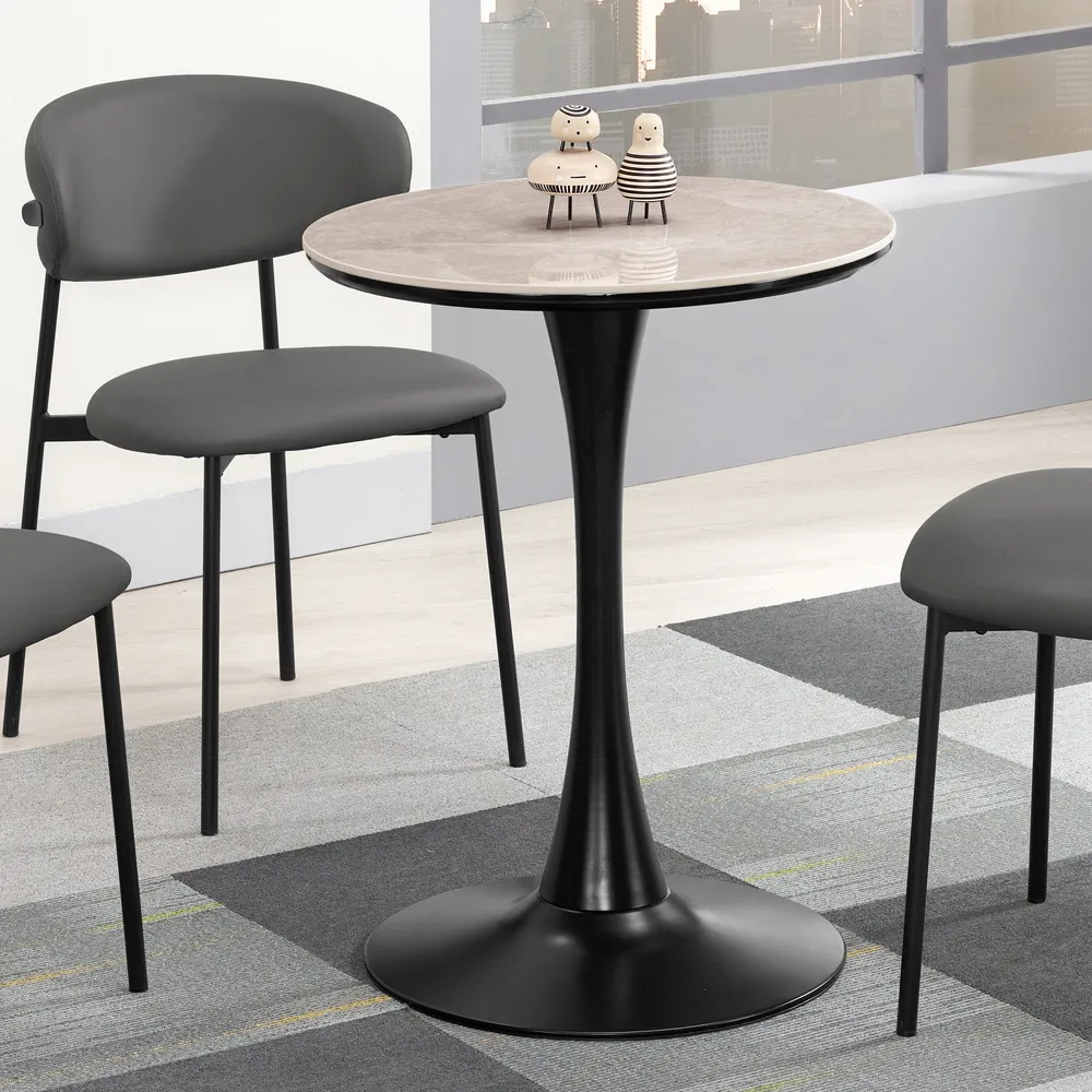 小圓桌洽談桌談單會客1桌4椅接待售樓處洽談輕奢洽談桌椅組合 歷史價格詳細信息