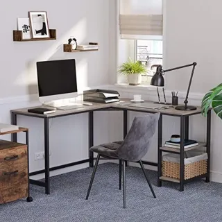 VASAGLE 工業風二層置物書桌/電腦桌1.2M-鐵鏽棕 LWD47X 歷史價格詳細信息