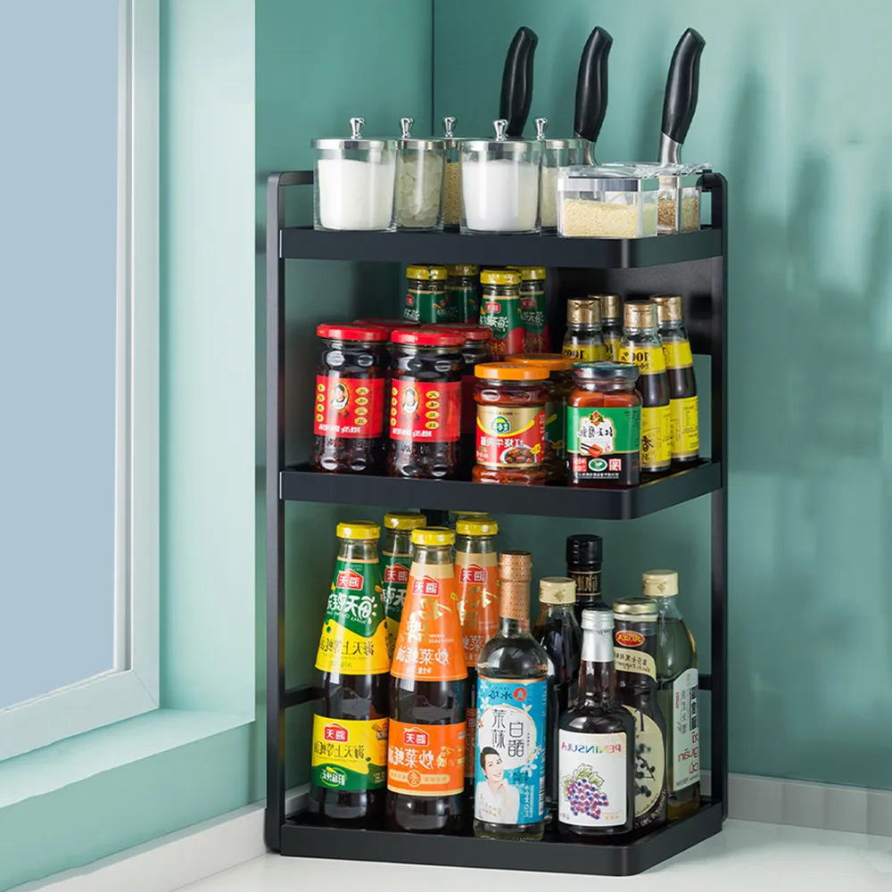 【HappyLife】廚房多功能轉角架/三層/長32公分/含刀架 (Y10161) 歷史價格詳細信息