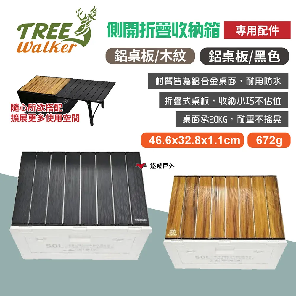 Tree Walker 側開折疊收納箱50L-白 歷史價格詳細信息