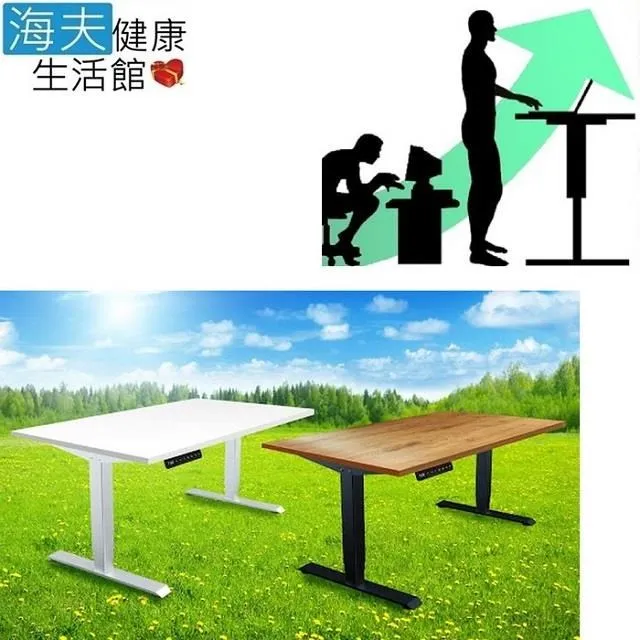 海夫博司嚴選 STJ-270 坐站兩用 電動升降桌 (加大桌板150*80/自行DIY組裝) 歷史價格詳細信息