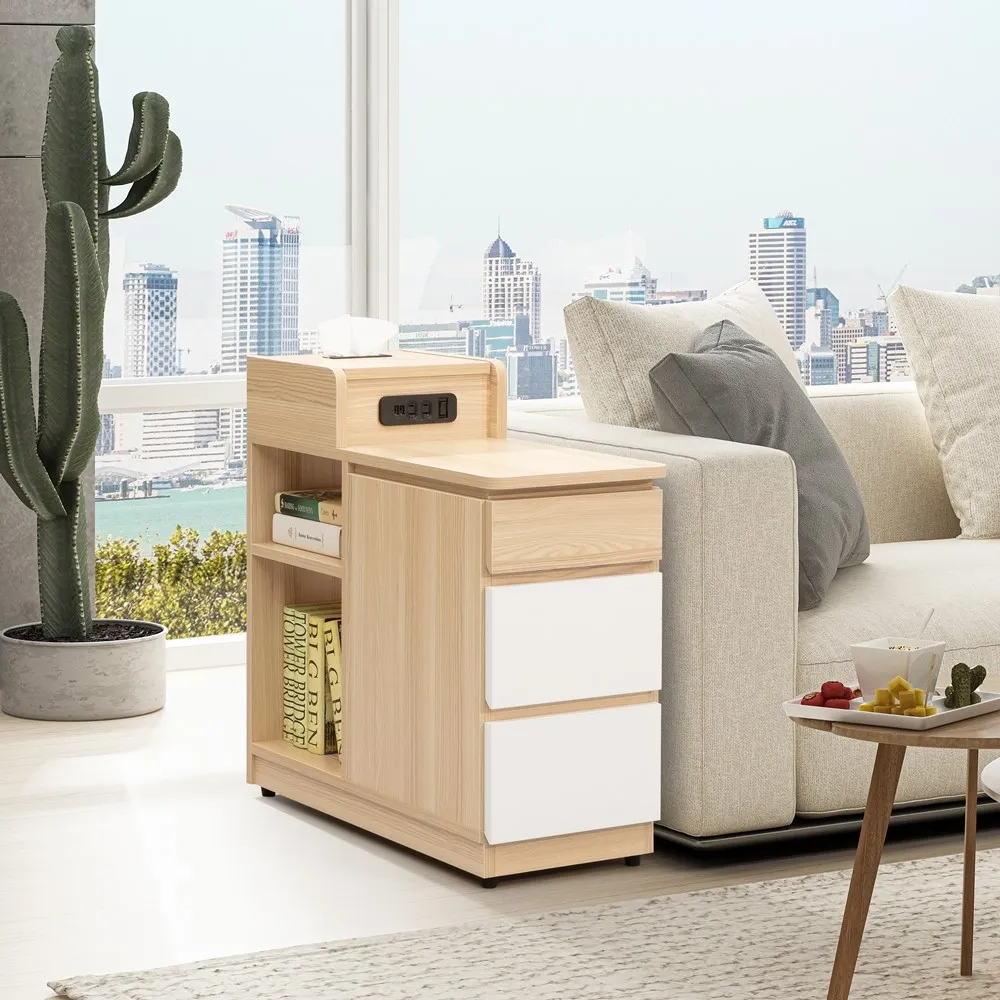 【直人木業】UL極簡風白榆木側兩抽床組 / 雙人加大6尺 歷史價格詳細信息