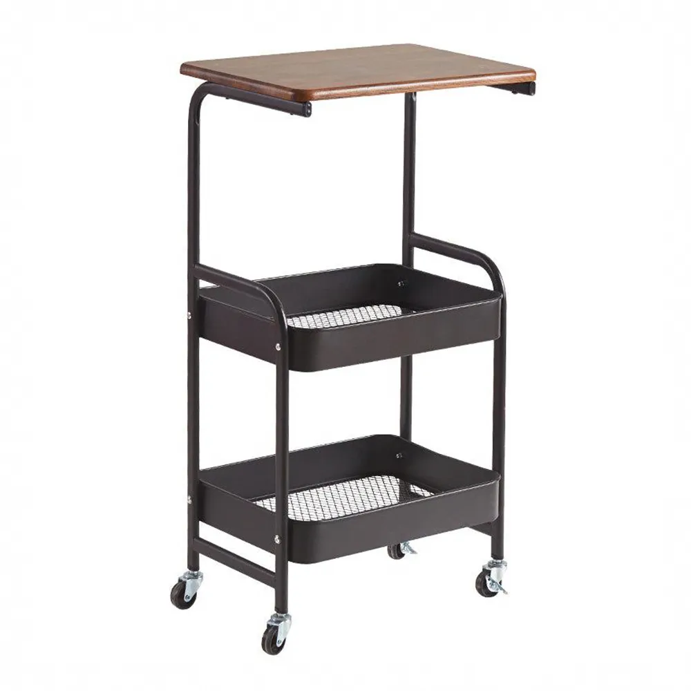 茶水小推車 茶水小推車 實木沙發邊几 可移動茶几 客廳邊櫃茶几 茶水邊櫃小推車 家用帶輪茶几 歷史價格詳細信息