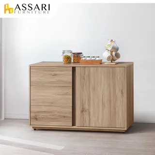 ASSARI-安迪4x6尺拉門衣櫃(寬121x深60x高180cm) 歷史價格詳細信息