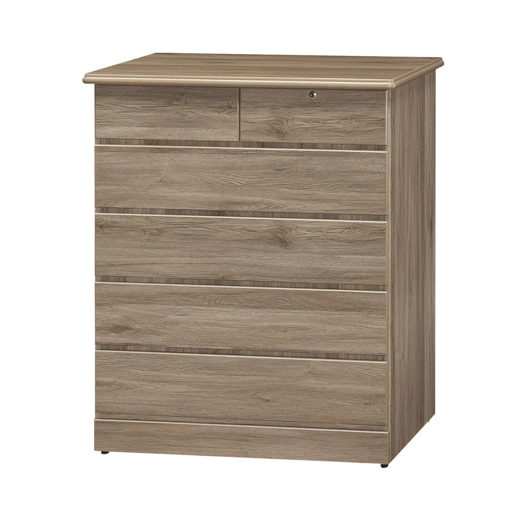 Bernice-沃伊3.3尺六斗櫃/附鎖六抽收納櫃/置物櫃-三色可選 歷史價格詳細信息