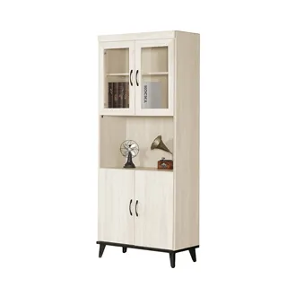 Bernice-喬安娜2.7尺二門二抽收納餐櫃/碗盤櫃/置物矮櫃/玄關櫃(下座) 歷史價格詳細信息