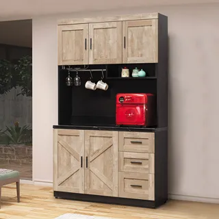 Bernice-本森4尺輕工業風L型書櫃+工作書桌組合(B款-4尺書桌+2尺二門書櫃) 歷史價格詳細信息