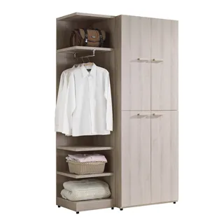 Bernice-本森4尺輕工業風L型書櫃+工作書桌組合(B款-4尺書桌+2尺二門書櫃) 歷史價格詳細信息