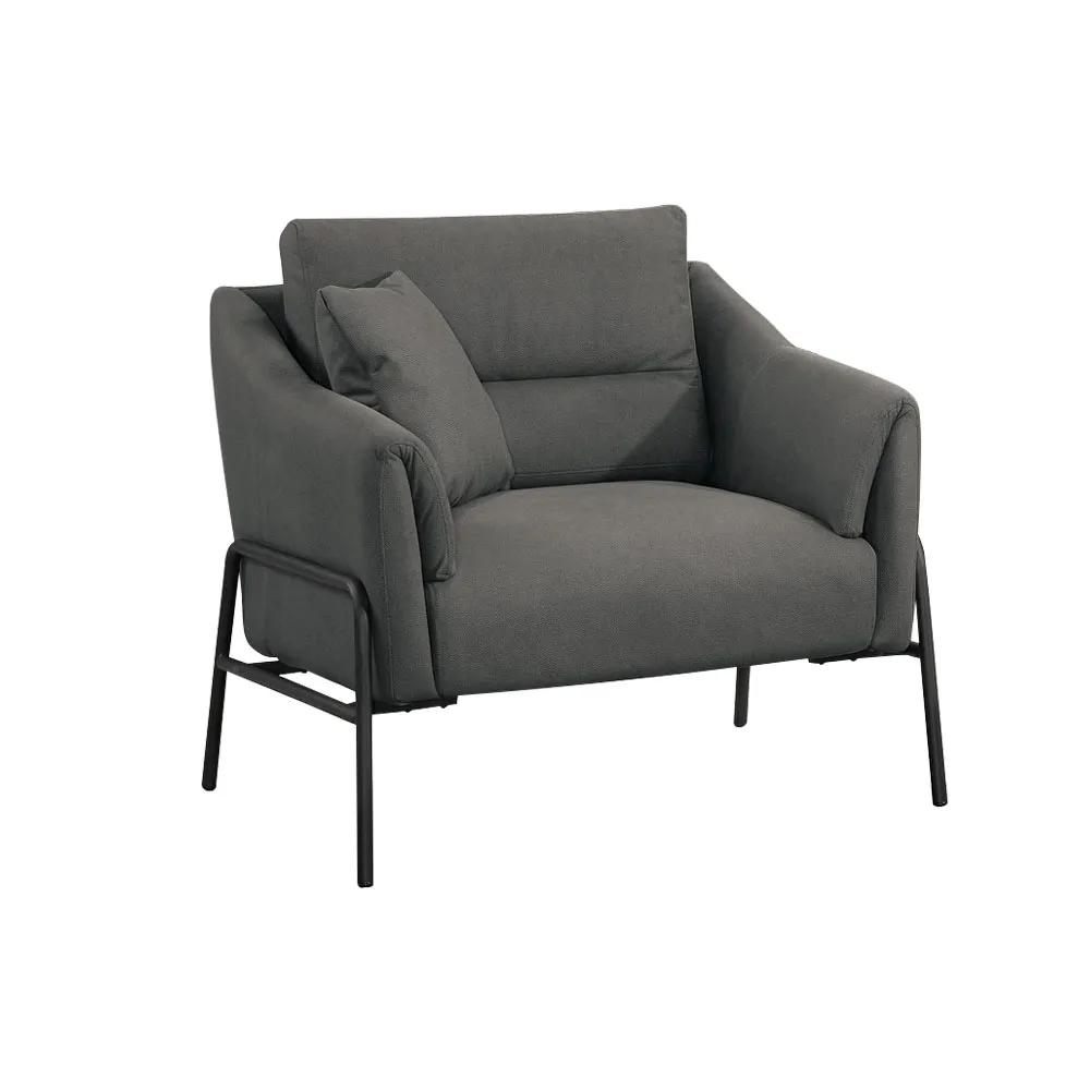 Bernice-賽亞灰色貓抓皮沙發單人座+雙人座/1人+2人沙發椅組合-贈抱枕 歷史價格詳細信息