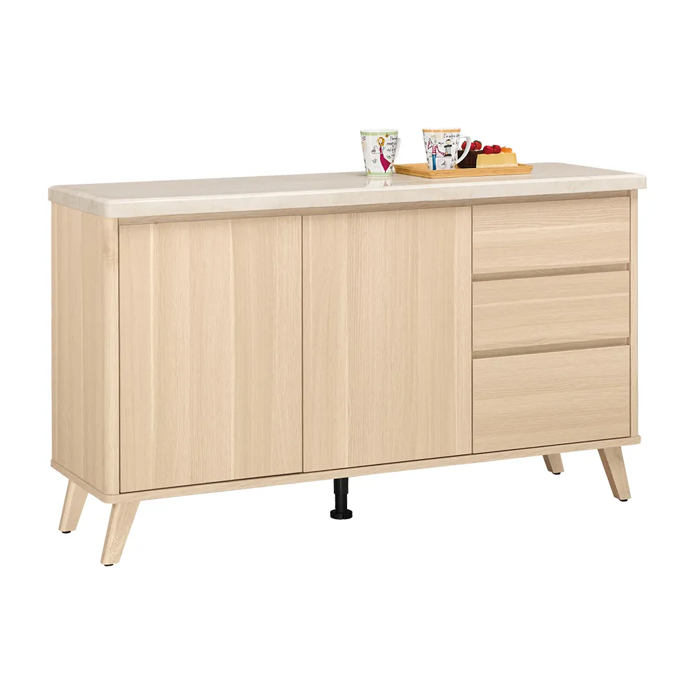 Bernice-哈莉4.3尺工業風白色岩板餐桌/石面餐桌 歷史價格詳細信息