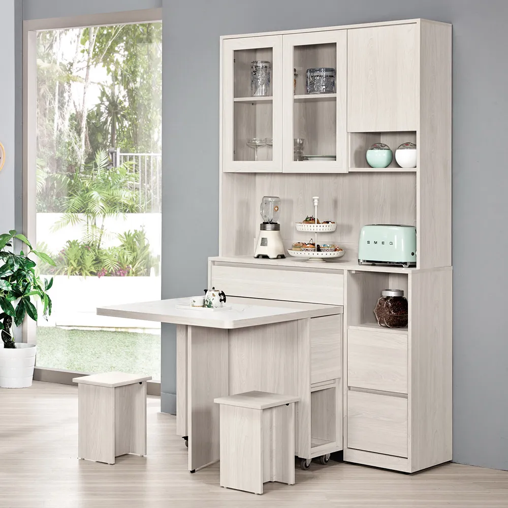 Bernice-艾琳娜9.3尺收納衣櫃組合(二門+二門三開放格+二門三抽+三門) 歷史價格詳細信息