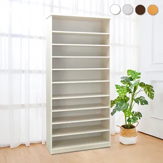 Bernice-防水塑鋼2.8尺開放式座鞋櫃/穿鞋椅(胡桃) 歷史價格詳細信息