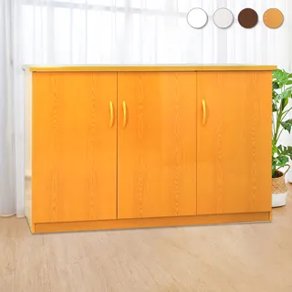 Bernice-防水塑鋼4.2尺三門收納櫃/置物櫃(四色可選) 歷史價格詳細信息