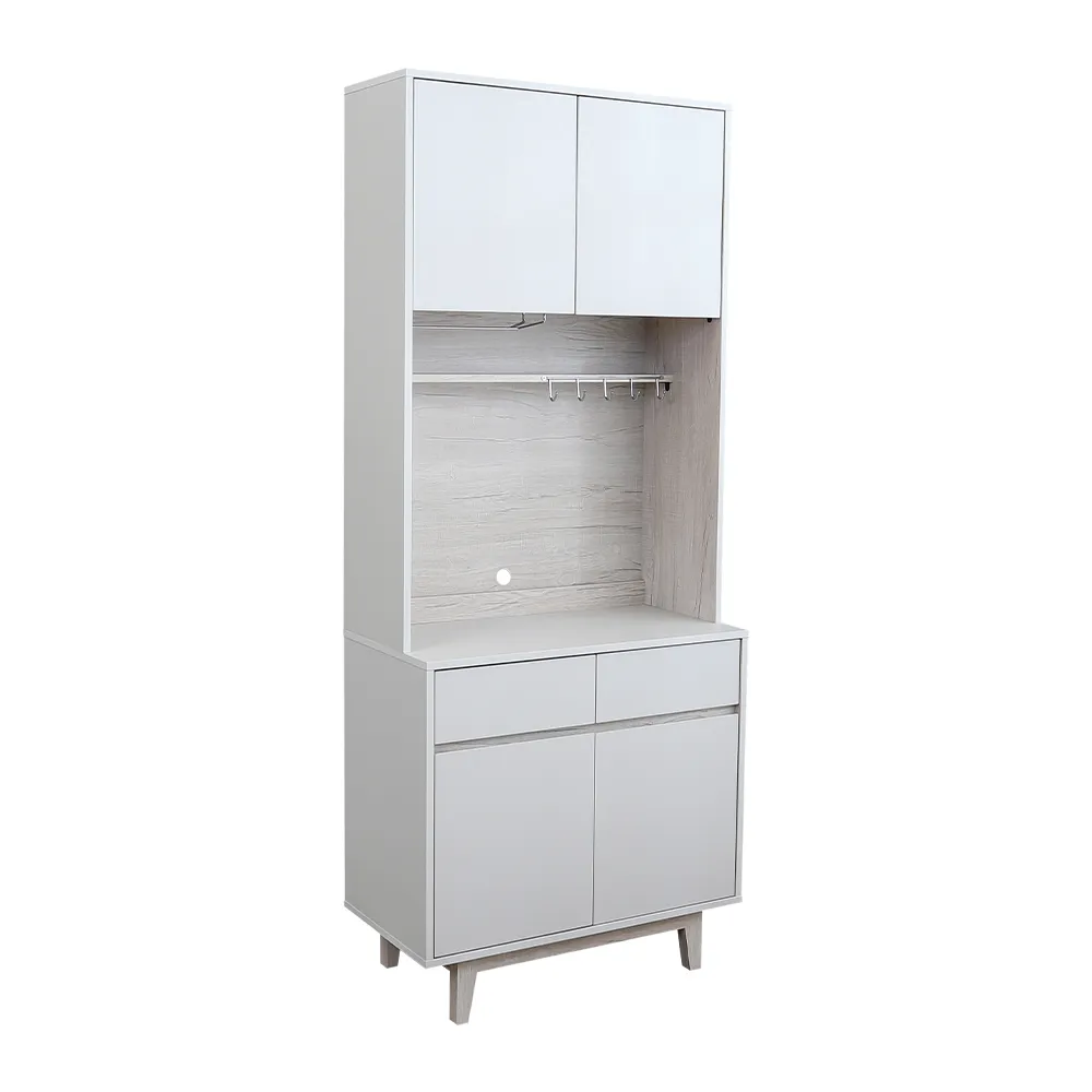 Bernice-艾琳娜2.7尺三門收納衣櫃(二吊桿+活動隔板) 歷史價格詳細信息