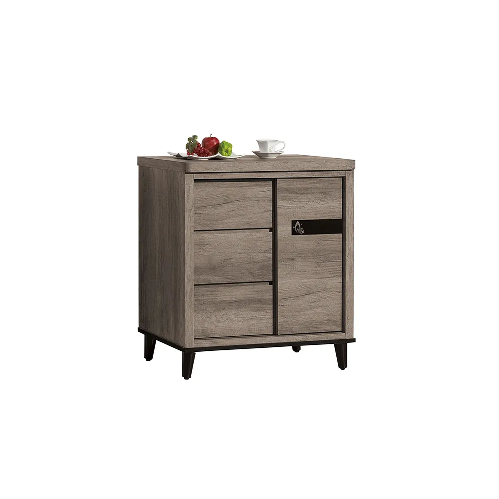 Bernice-柔拉2.1尺二抽玻璃門展示櫃/收納置物櫃 歷史價格詳細信息