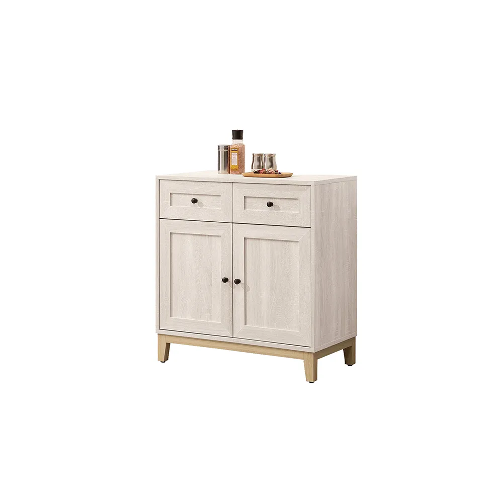 Bernice-珊卡2.6尺四門三抽開放格加高型衣櫃(二門三抽開放格衣櫃+二門棉被收納櫃) 歷史價格詳細信息