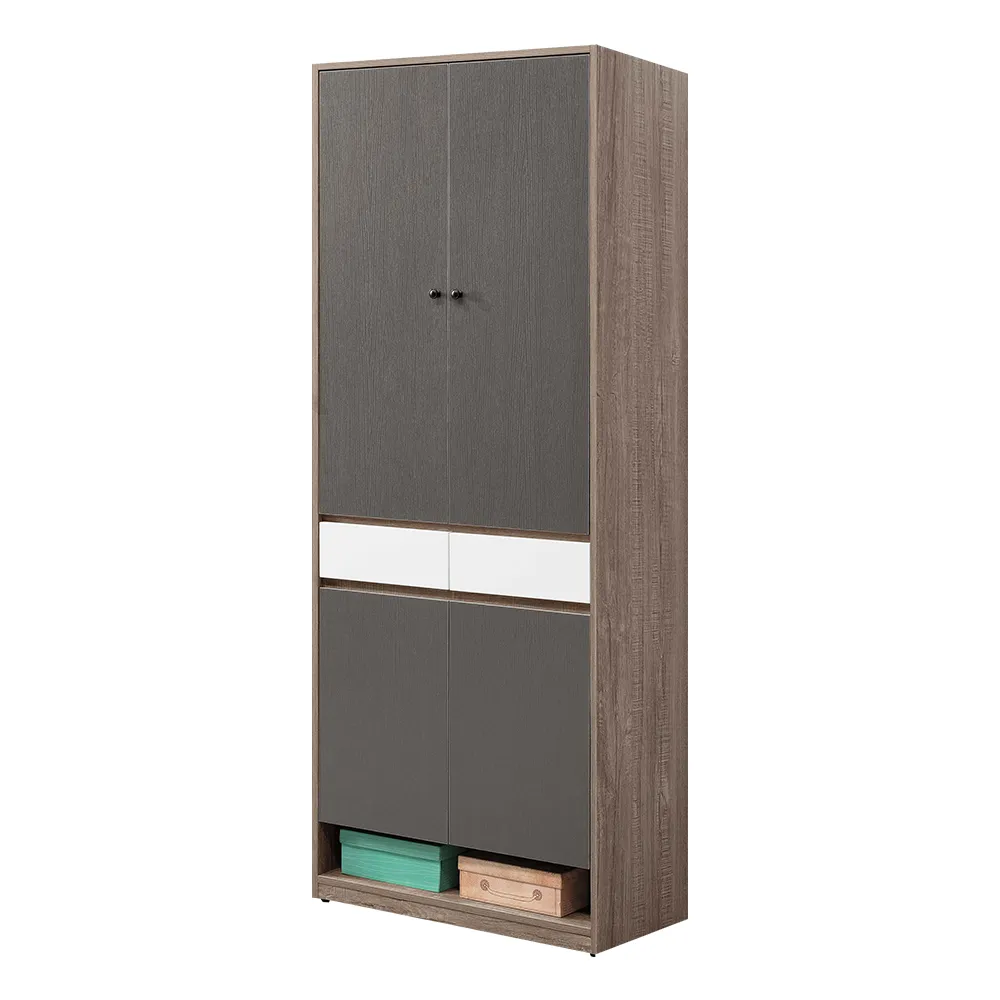 Bernice-蘿拉2.7尺二門衣櫃(二吊桿) 歷史價格詳細信息