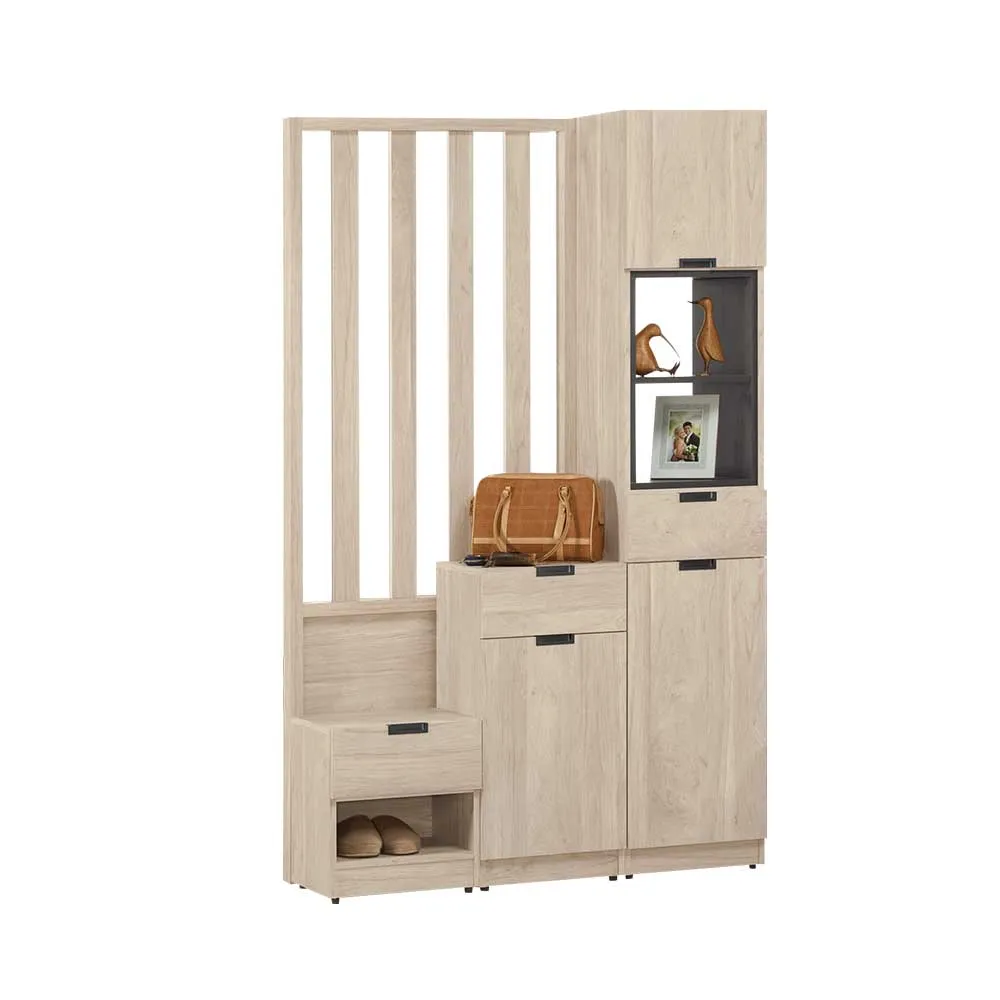 Bernice-茱伊嚴選4尺多功能推門/拉門衣櫃(一抽+三吊桿) 歷史價格詳細信息