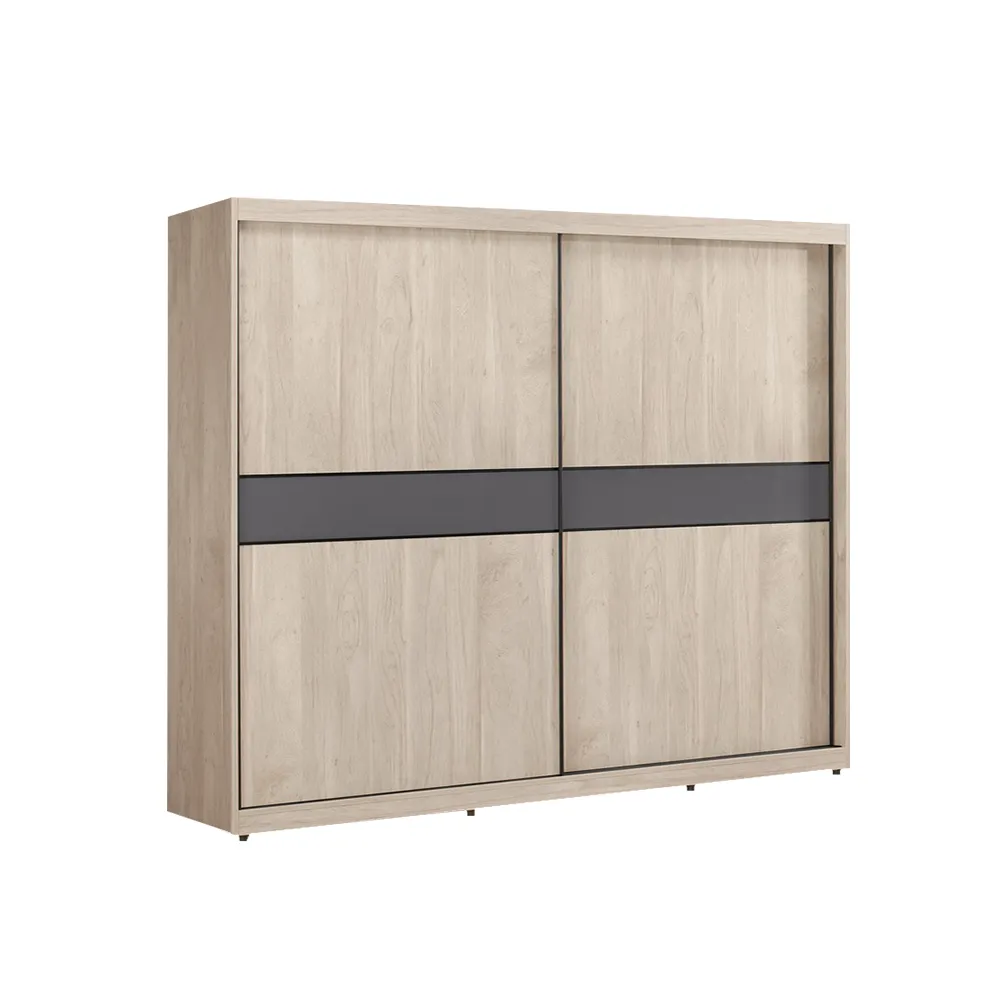 Bernice-茱伊嚴選4尺多功能推門/拉門衣櫃(一抽+三吊桿) 歷史價格詳細信息