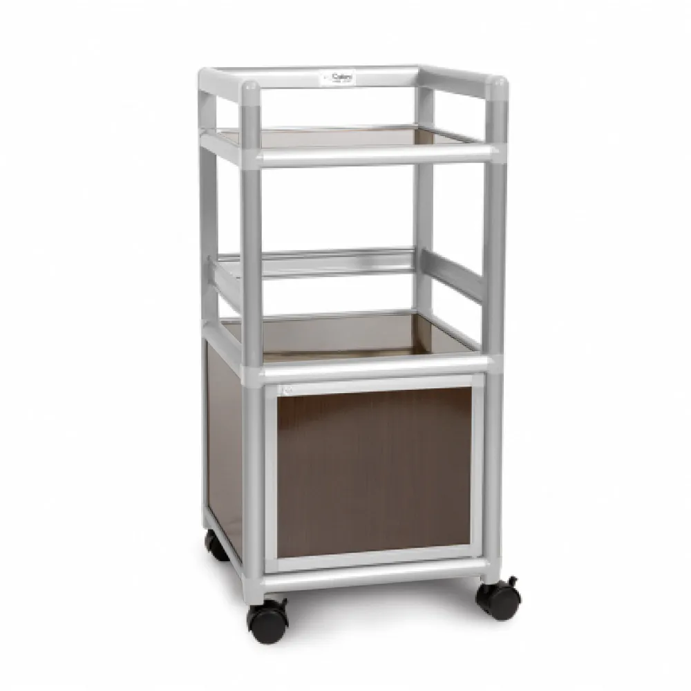 Cabini小飛象-黑桃木1.2尺鋁合金三門收納櫃40.1x41.1x115.3cm 歷史價格詳細信息