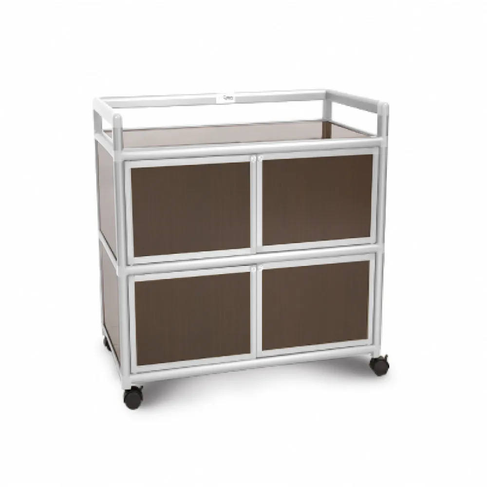 Cabini小飛象-黑桃木得意2.0尺鋁合金四門櫃64.7x50.8x83.6cm 歷史價格詳細信息